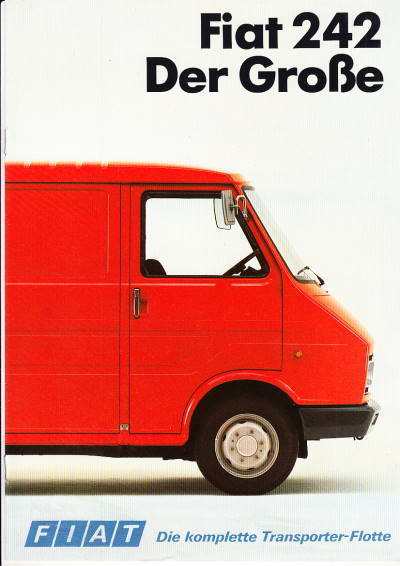 Autoprospekt Fiat 242 September 1979
