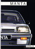 Autoprospekt Opel Manta B Oktober 1985