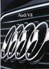 Audi V8 Autoprospekt Juli 1989