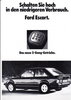 Autoprospekt Ford Escort Februar 1982