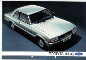 Autoprospekt Ford Taunus Januar 1976  gelocht