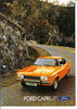 Autoprospekt Ford Capri März 1974 gelocht