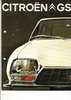 Autoprospekt Citroen GS September 1970 gelocht