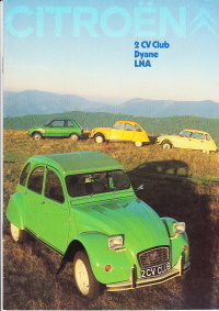 Autoprospekt Citroen 2CV November 1979