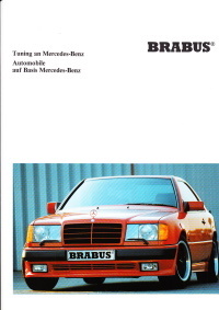 Autoprospekt Brabus Tuning an Mercedes Benz