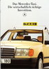 Autoprospekt Mercedes W 124 Taxi August 1985