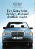 Autoprospekt Mercedes W 124 200 D - 300 E 1985