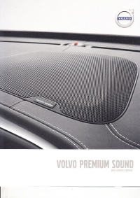 Autoprospekt Volvo Premium Sound 2015