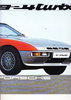 Autoprospekt Porsche 924 Turbo 80er Jahre