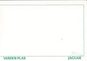Autoprospekt Jaguar XJ 5-3 HE Vanden Plas