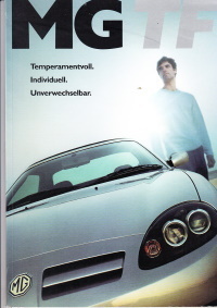Autoprospekt MG TF März 2002