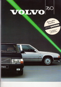 Autoprospekt Volvo 760 1987