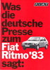 Autoprospekt Fiat Ritmo 1983