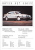 Autoprospekt Rover 827 Coupe 1992