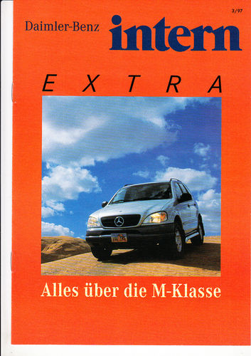 Autozeitschrift Mercedes intern M Klasse 1997