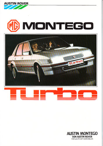 Autoprospekt Austin Montego Turbo