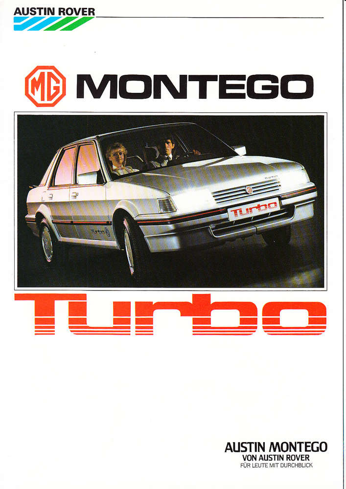Autoprospekt Austin Montego Turbo