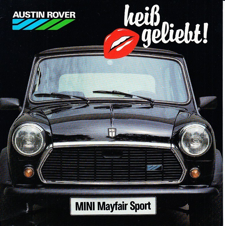 Autoprospekt Austin Mini Mayfair Sport