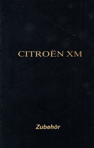 Autoprospekt Citroen XM Februar 1991