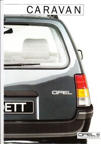 Autoprospekt Opel Kadett Caravan  August 1985