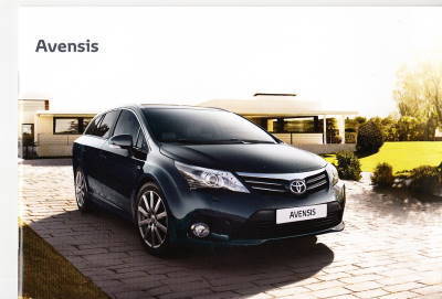 Autoprospekt Toyota Avensis Dezember 2011