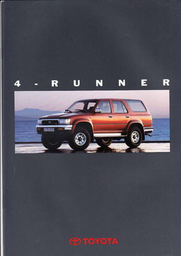 Autoprospekt Toyota 4-Runner Februar 1992