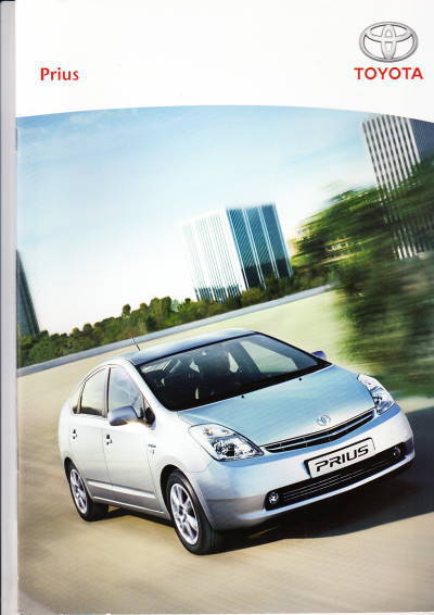 Autoprospekt Toyota Prius Oktober 2008