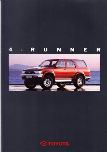 Autoprospekt Toyota 4-Runner Oktober 1993