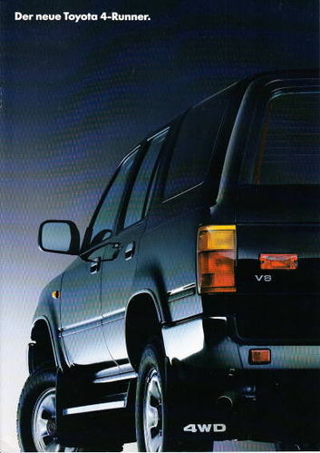 Autoprospekt Toyota 4-Runner Januar 1991