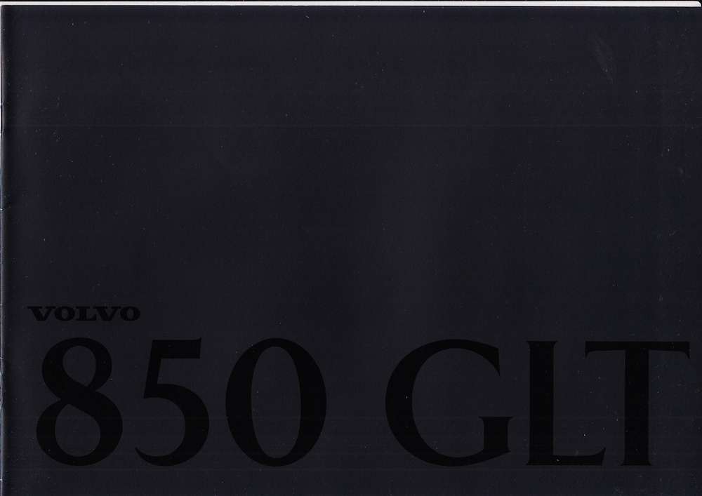 Autoprospekt Volvo 850 GLT Juni 1991
