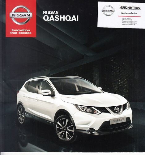 Autoprospekt Nissan Qashqai Januar 2014