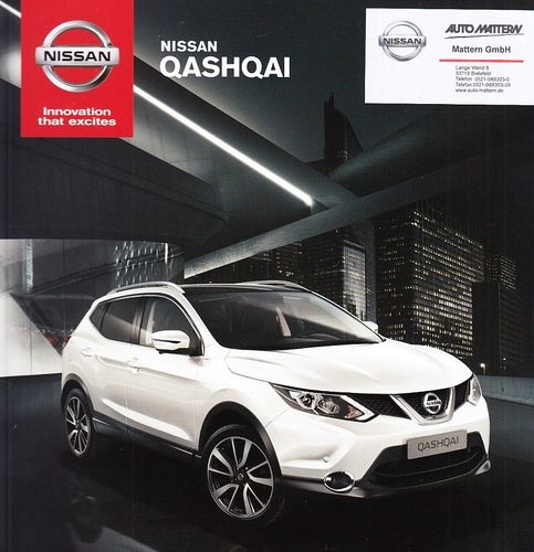 Autoprospekt Nissan Qashqai November 2013