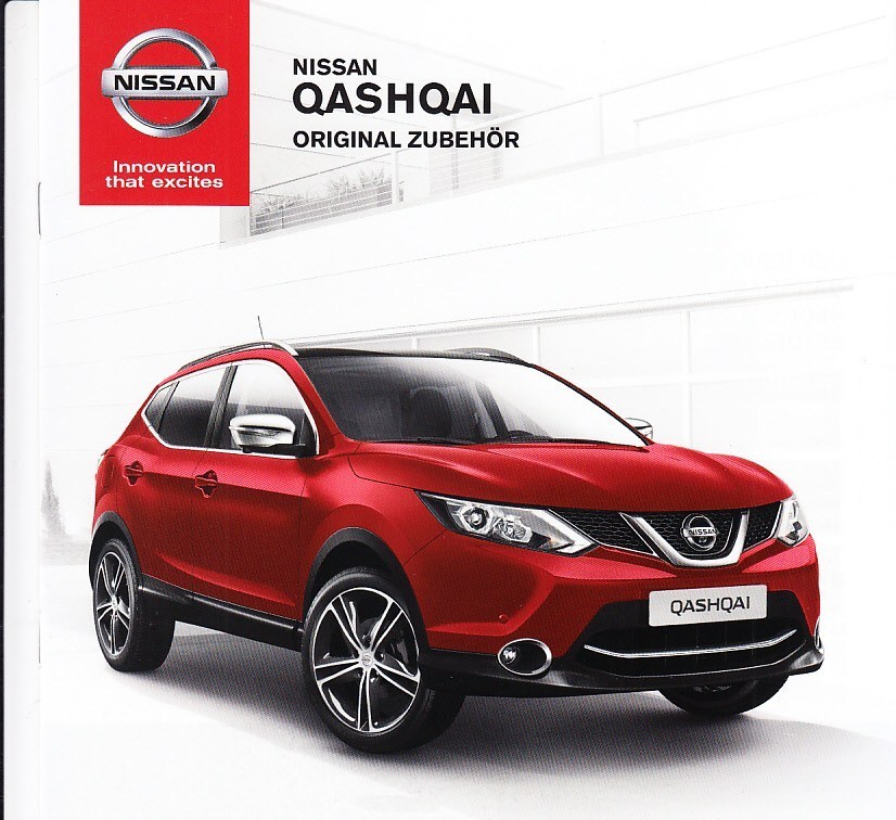 Autoprospekt Nissan Qashqai Zubehör Juli 2014