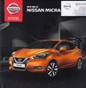 Autoprospekt Nissan Micra Mai 2017