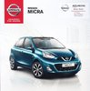 Autoprospekt Nissan Micra November 2014