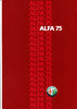 Autoprospekt Alfa Romeo 75