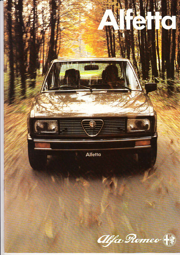 Autoprospekt Alfa Romeo Alfetta 1982