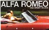 Autoprospekt Alfa Romeo 1750 Spider Veloce englisch