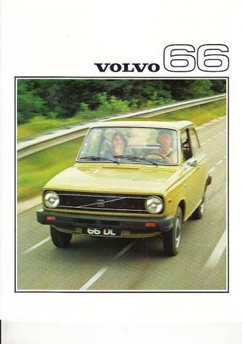 Autoprospekt Volvo 66 August 1975