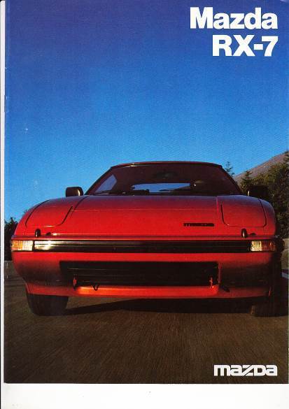 Autoprospekt Mazda RX 7 Juni 1981