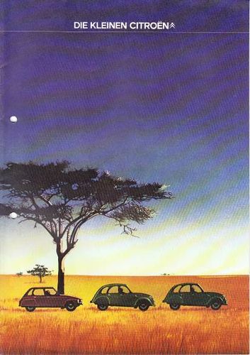 Autoprospekt Citroen 2CV Dyane 70er Jahre