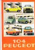 Autoprospekt Peugeot 104 August 1977