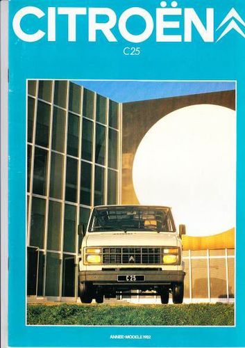 Autoprospekt Citroen C 25 September 1981