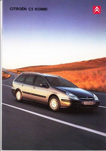 Autoprospekt Citroen C5 Kombi Februar 2002 ab-2131