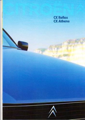 Autoprospekt Citroen CX Reflex Athena 8 - 1979