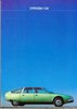 Autoprospekt Citroen CX Juli 1977