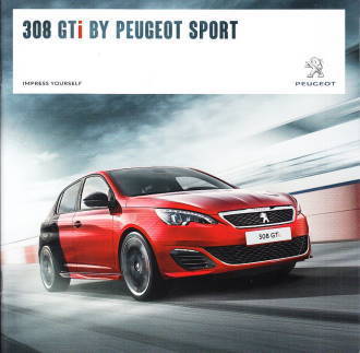 Autoprospekt Peugeot 308 GTI August 2015