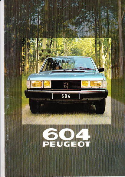 Autoprospekt Peugeot 604 1980
