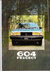 Autoprospekt Peugeot 604 1980