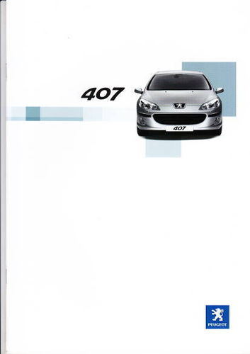 Autoprospekt Peugeot 407 März 2005